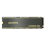 Disco Ssd Adata Legend 800 500gb M.2 Pcie Gen4x4 Nvme C Color Gris