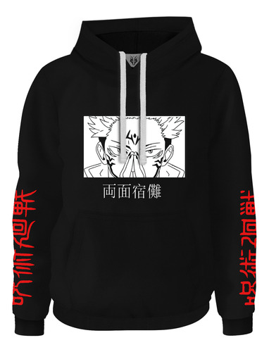 Hoodie Buzo Buso Anime Jujutsu Kaisen Sukuna