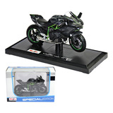 Brinquedo Modelo De Motocicleta Maisto 1:18 Kawasaki Ninja H