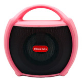 Bocina Bluetooth Portátil Usb Radio Fm Led Colores Tws 3 Color Rosa