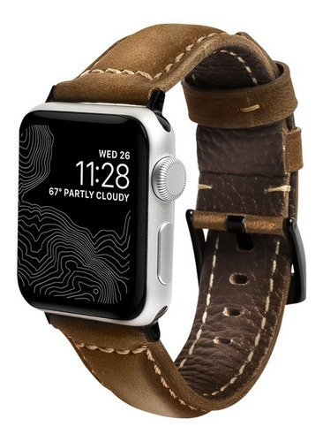 Correa De Cuero Genuino Para Apple Watch 100% Cuero