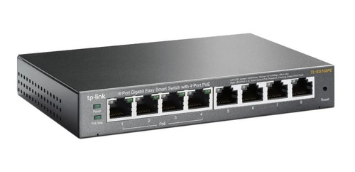 Hub Switch Gigabit Gerenciável 8p Tp-link Sg-108pe C/ 4p Poe