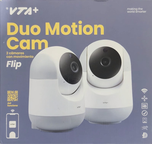 2 Cámaras Vta+ Seguridad Ip Wifi 2mp Full Hd Duo Motion Cam.