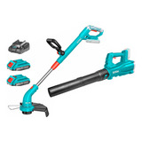 Kit Soplador + Orilladora Jardin 20v Total Tosli23024