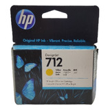 Cartucho De Tinta 712 Amarelo Original Hp T210 T250 T650