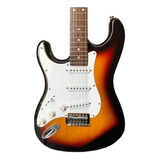 Guitarra Stratocaster Suzuki Sst-5 Canhoto Sunburst Com Bag