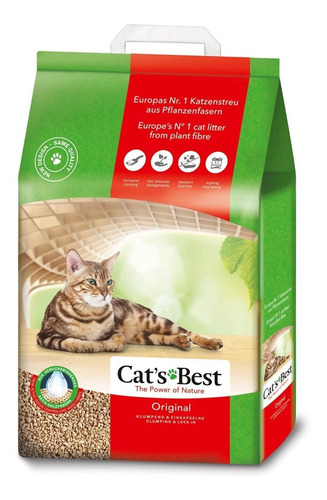 Cats Best Oko Plus Arena Para Gato 100% Compostable 17.2 Kg