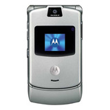 Telefone Celular Flip Para Idosos Motorola Cor Prata
