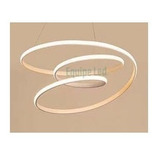 Lustre Pendente Neon Espiral Moderno 4000k Morno Garantia