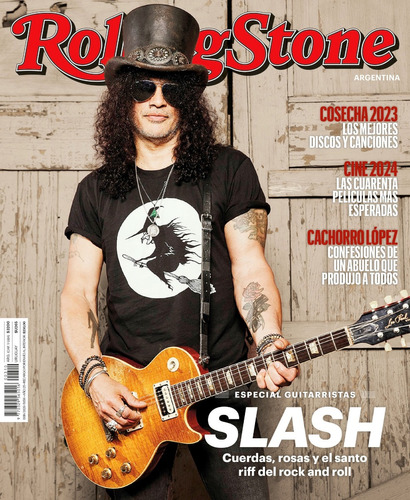 Rolling Stone 310 Especial Guitarristas , Slash * Enero 2024