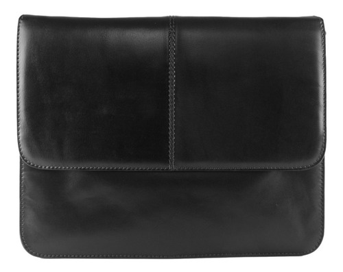 Morral Porta Notebook Cuero Vacuno Unisex Bolso Cartera