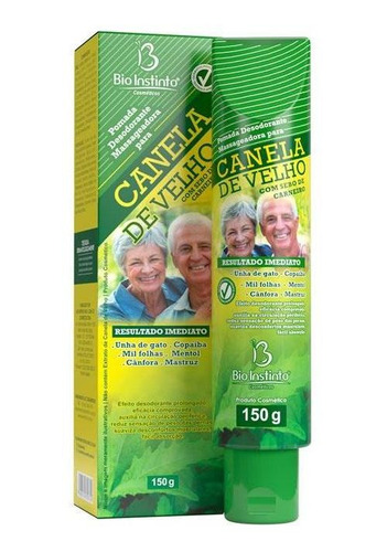 Pomada Canela De Velho Com Sebo De Carneiro 150g