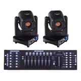 2 Moving Head Spot 100w Dmx 8 Cores 14 Gobos + Mesa Dmx