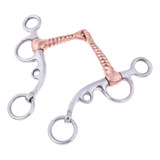 Broche De Acero Inoxidable 5inch Horse Snaffle Con Taladro