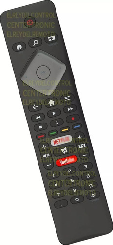 Control Remoto 49pug6801/77 Para Philips Smart Netflix Yout