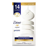 Dove Jabón Corporal En Barra 14 Pzas De 135g C/u