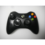 Controle Joystick Sem Fio Microsoft  Wireless Xbox 360 Black