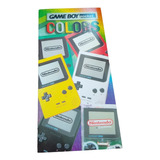 Folder Game Boy Colors 1995 Nintendo - Raro Coleção Cartucho