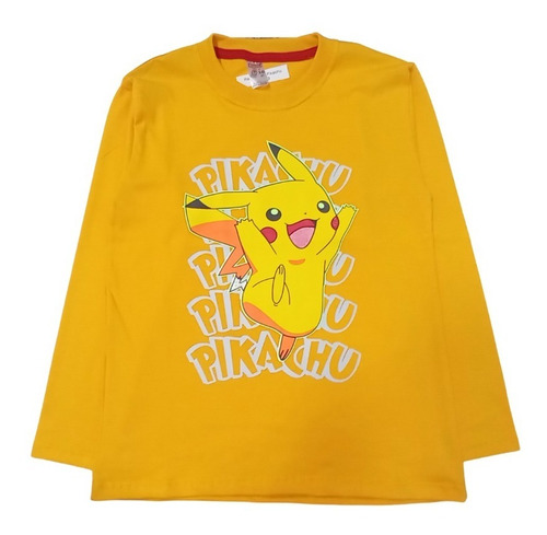 Remera Pokemon Go Pikachu Manga Anime Niño Nene Infantil