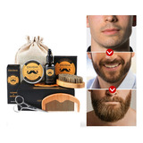 Set De Cuidado De Barba Cepillo De Barba De Cera Para Barba