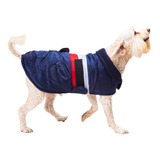 Capa Puffy Color Azul/rojo Polar P/perro Talla 1 Pet Pals