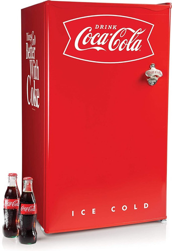 Nostalgia Coca-cola Ckrf32cr Nevera Y Congelador 90 L