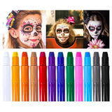 Kit De Pintura Facial Niños, 12 Colores, Maquillaje De...
