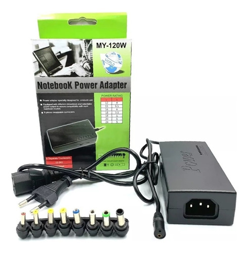 Fonte Universal Notebook 12v 15v 16v 18,5v 19v 19,5v 20v 24v