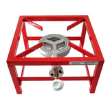 Anafe Quemador Industrial Rojo 1 Hornalla Gas Foco 10000 Cal