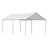 Outsunny Toldo 10x6m Galvanizado Con Anclaje Y Cables Ews