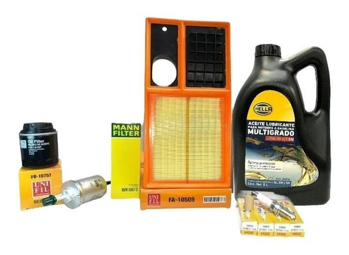 Kit Afinación Vento 1.6 2013-2019 Aceite 20w50 Bujías 