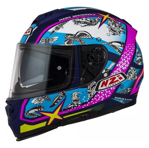 Casco Integral Doble Visor Nzi Eurus 2 Komet En Cycles