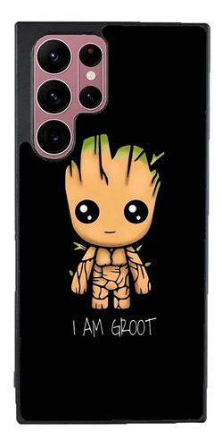 Funda Para Galaxy Groot Guardianes De La Galaxia Negro