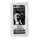 Heburn Black Mask Mascara Facial Peel Off X 1 Sobre 6 Grs 