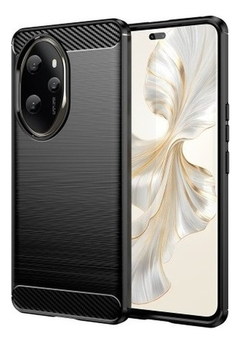 Capa Para Huawei Honor 100 Pro (tela 6.78) Carbon Fiber