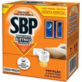 Repelente Elétrico Líquido Sbp 45 Noites Aparelho + 1 Refil