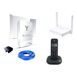 Kit Internet Rural+tel S/fio Id +amplimax 4g + Rot +40mcabo