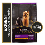 Alimento Perro Pro Plan Adulto Raza Pequeña Exigent 3kg Np