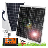 Kits De Panel Solar Carga Monocristalino + 100a Controlador