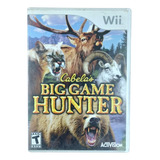Cabela's Big Game Hunter Juego Original Nintendo Wii 