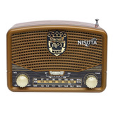 Radio Portatil Nisuta Bluetooth Micro Usb Aux Recargable