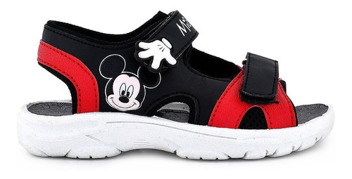 Sandalias Footy Mickey Mouse Hello Disney Abrojos Niños