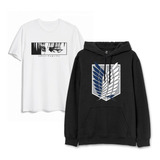 Combo Attack On Titan Buzo + Remera - Unisex - Anime Levi