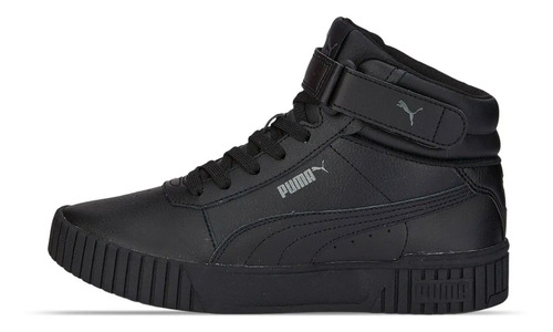 Tenis Puma Carina 2.0 Mid 385851 03 Mujer Bota Piel Black