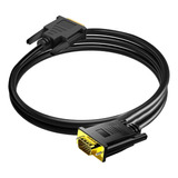 Dvi-d A Vga, Macho A Macho Chapado En Oro 3.3ft Dvi-d 24+1 A