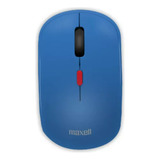 Maxell Mouse Inalámbrico Óptico Mowl-100 Color Azul