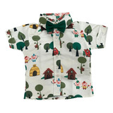 Camisa 3 Porquinhos Porquinho Infantil Tematica