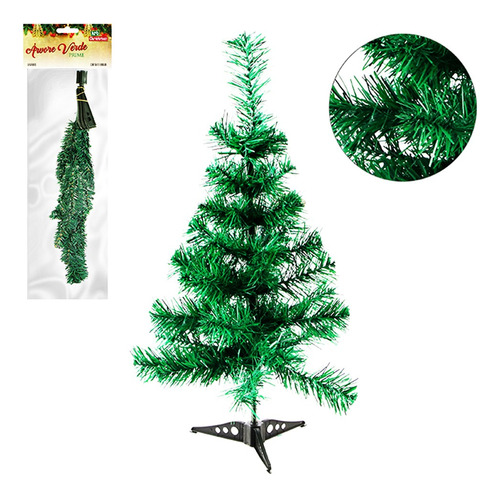 Árvore De Natal Verde 60cm Pinheiro 50 Galhos Prime