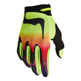 Guantes Fox Dirtpaw Race Amarillo Enduro Mtb Trial Mx Downhill Gama Alta  Ajuste Seguro Maxima Elasticidad