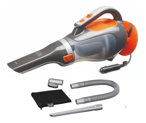 Aspiradora 12v Compacta Para Auto Bdcv610 Black Decker- Rex